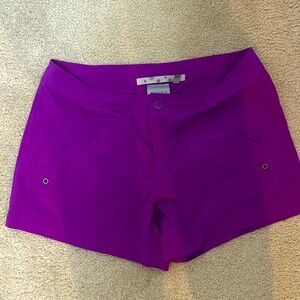Purple size 6 athleta shorts